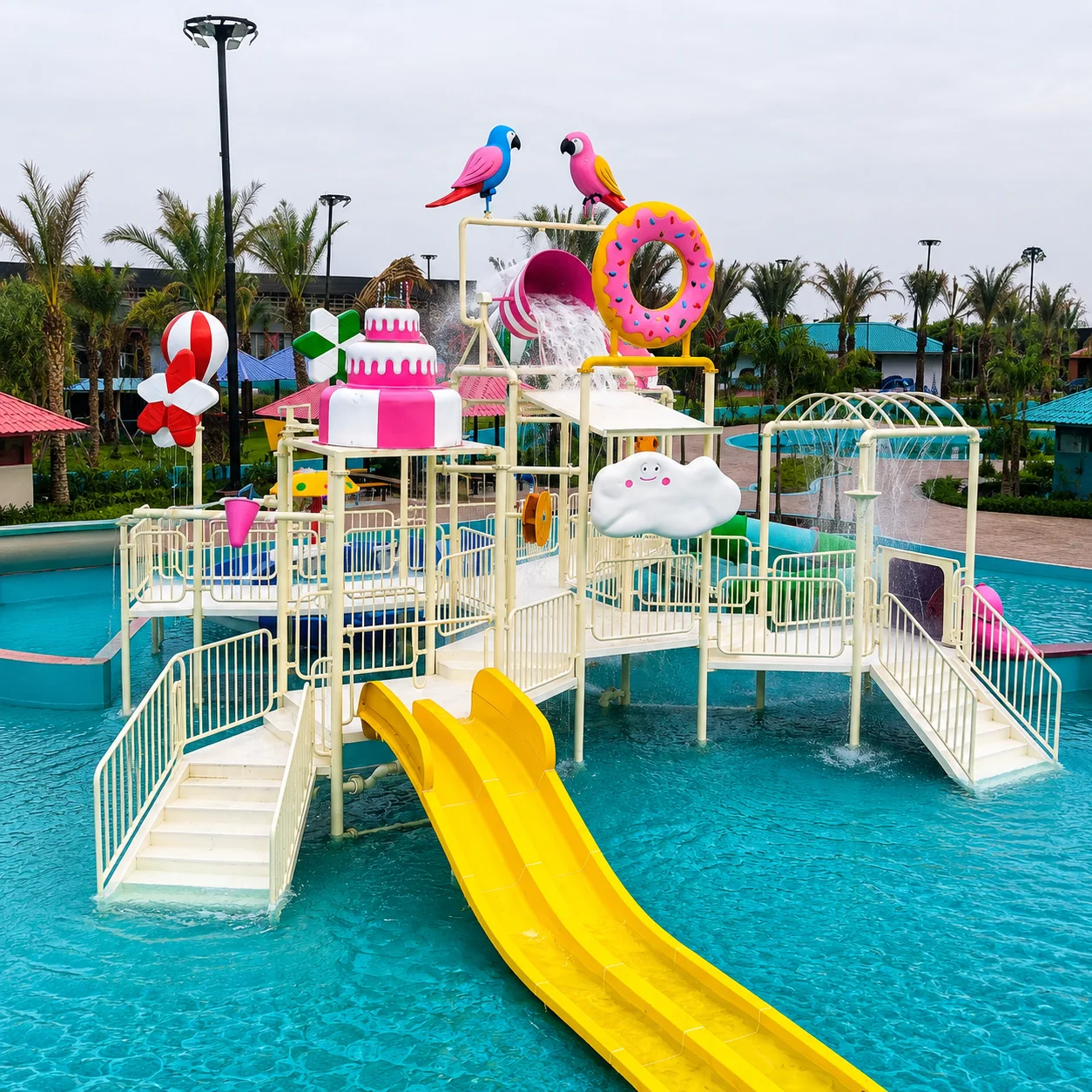 Bucket Splash at Naturals Aqua Resort