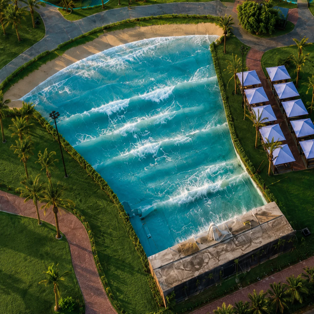 Wave Pool at Naturals Aqua Resort