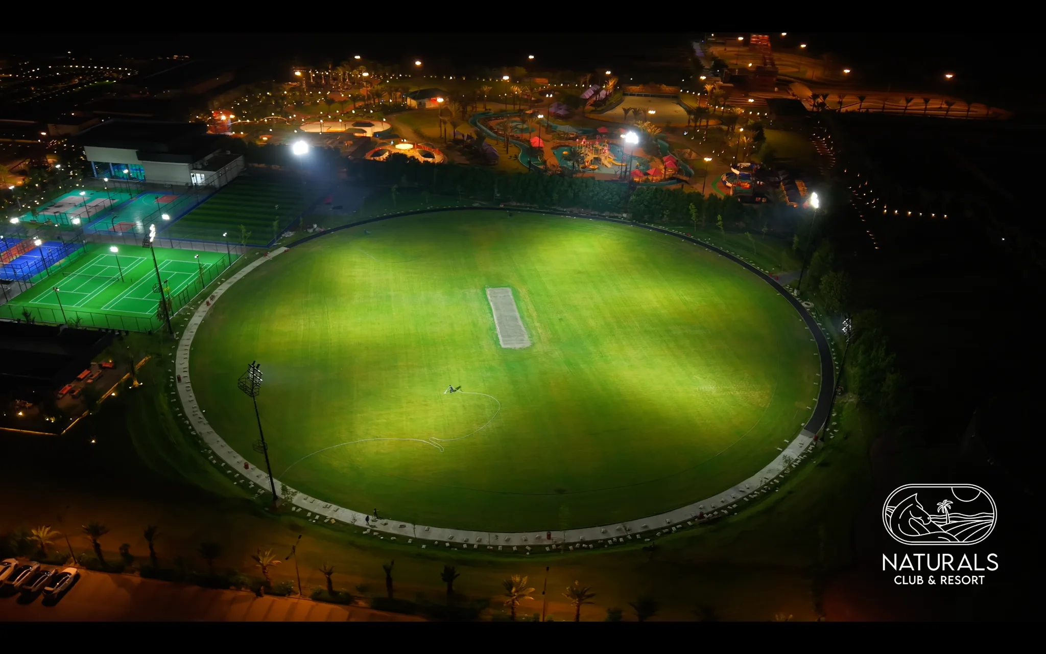Naturals international-standard cricket ground