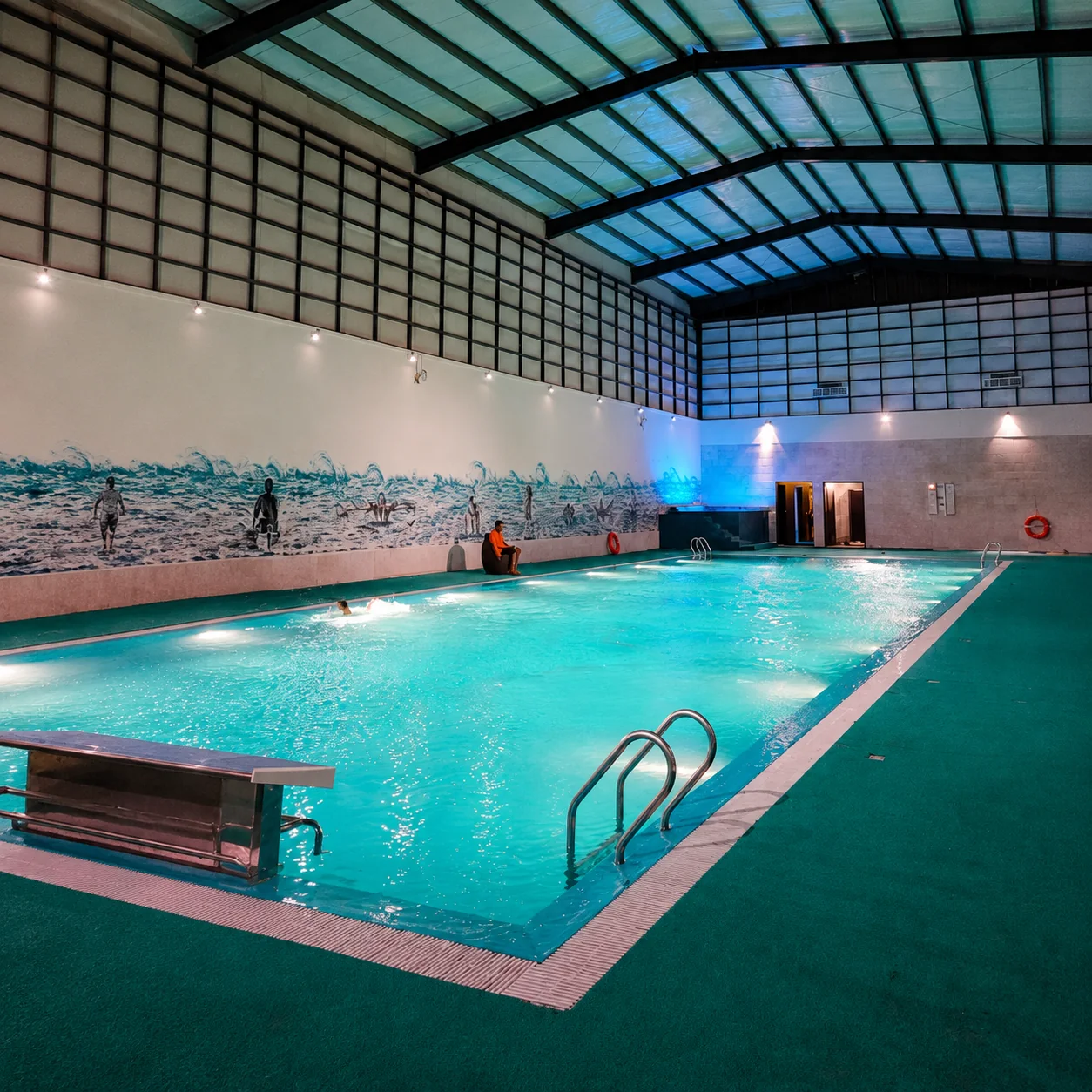 Indoor swimming pool at Naturals