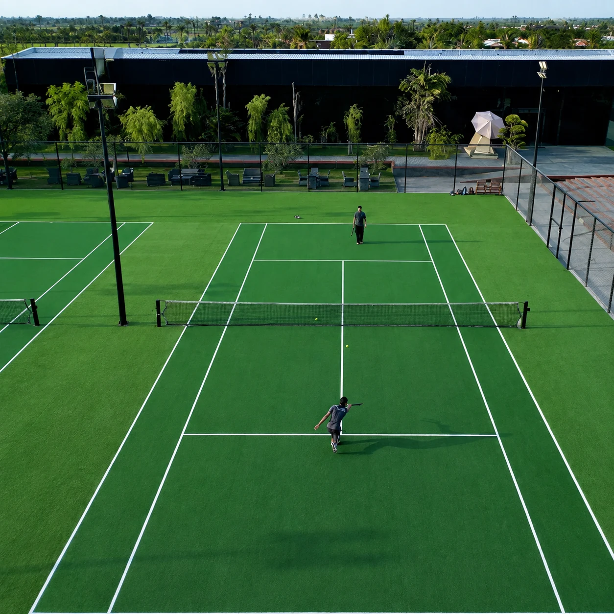 Outdoor courts at Naturals