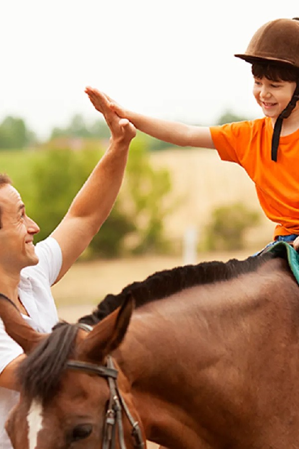 Horse and rider at Naturals
